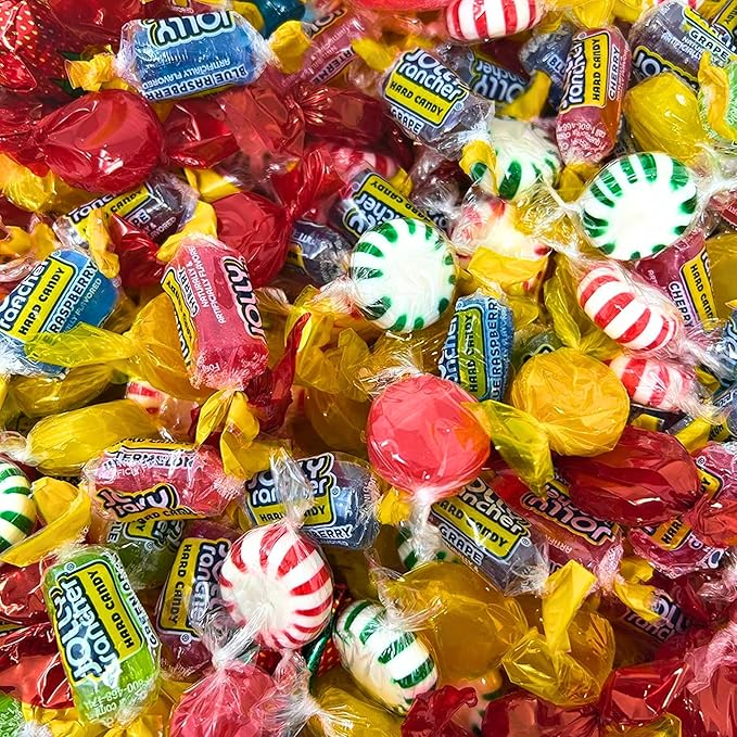 Halloween American Favorite Hard Candy Assorted Bulk Party Mix Ranchers And Old Fashioned Candies Individually Wrapped 12 Flavor Assortment Variety Pack 2 Lbs 150+pcs (32 Oz)