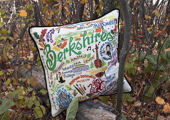 Catstudio Berkshires Embroidered Decorative Throw Pillow
