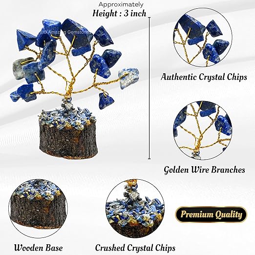 Amazing Gemstone Crystals and Healing Stones Birthday Gifts for Women - Set of 12 Crystal Tree of Life Home Decor Stocking Stuffers, Bookshelf, Room, Meditation Gift for Mom, Unique Birthday Gifts