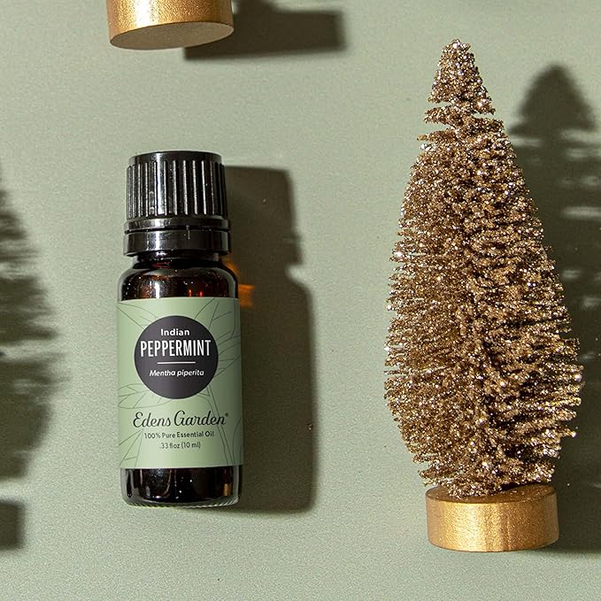 Edens Garden Peppermint- Indian Essential Oil- 100% Pure Premium Grade, Undiluted, Natural, Therapeutic, Aromatherapy, The Best for Diffuser, Face, Candle, Humidifiers 30 ml (1 fl oz)