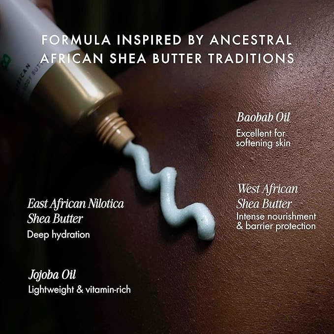 54 Thrones African Beauty Shea Butter, Intensive Dry Skin Support, Moisturizing Body Butter for Women, Moisturizing Body Balm and Cream, Nigerian Lemongrass + South African Palmarosa