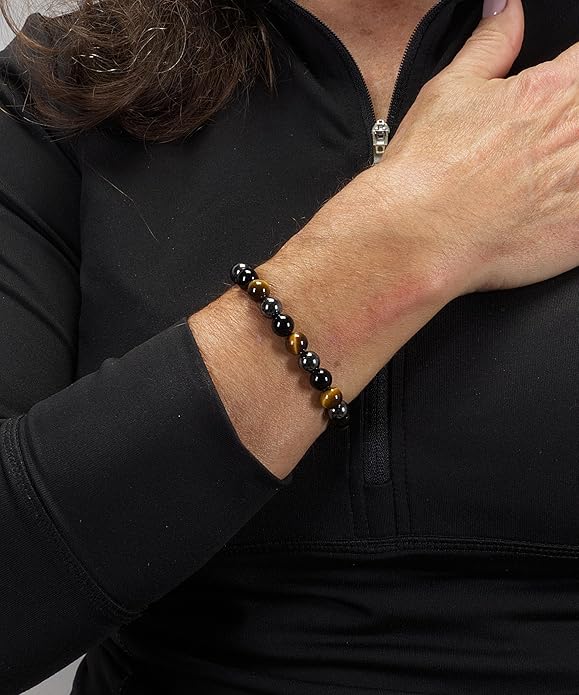 Cherry Tree Collection - Small, Medium, Large Sizes - Gemstone Beaded Bracelets For Women and Men - 8mm Round Beads