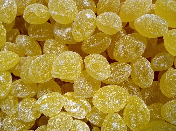 Lemon Bulk Sugar Sanded Candy Drops - 2 lbs of Fresh Delicious Sweet and Tart Candy
