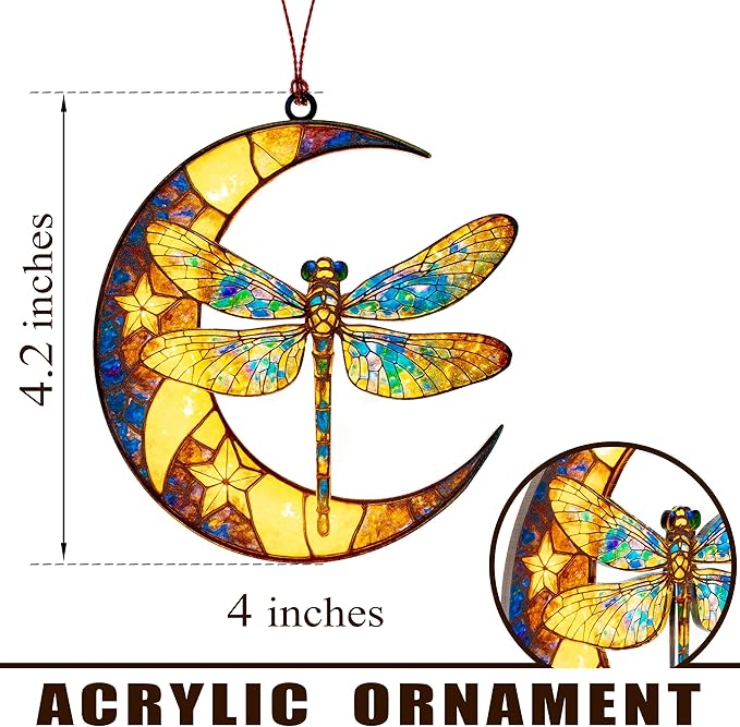 Dagonfly Ornament - Dragon Fly Gift for Women - Dragonfly Gifts - Dragonfly Ornaments - Christmas Ornament 2025 - Christmas Ornaments - White Elephant Gifts - Xmas Tree Hanging