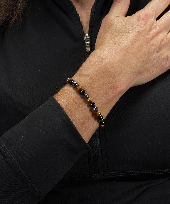 Cherry Tree Collection - Small, Medium, Large Sizes - Gemstone Beaded Bracelets For Women and Men - 6mm Round Beads