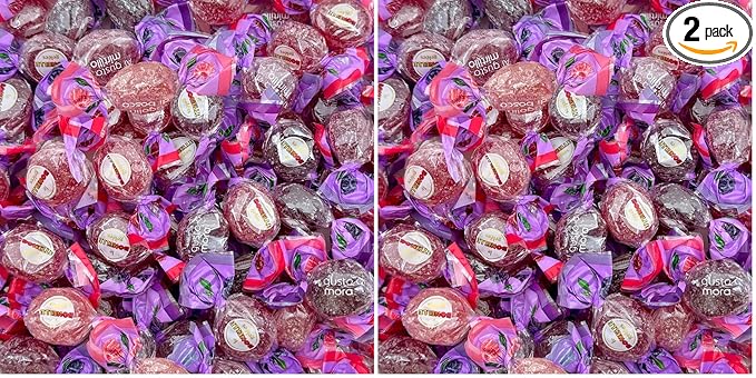 Fida Bonelle Italian Berry Jelly Candy | 1.5 Pound Bag | Vegan & Gluten Free Candy | Individually Wrapped Dye Free Candies | Assorted Flavors | Naturally Flavored (Pack of 2)