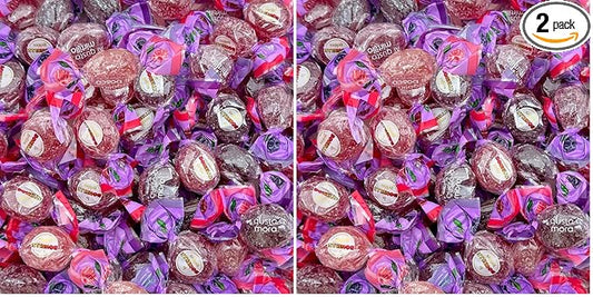Fida Bonelle Italian Berry Jelly Candy | 1.5 Pound Bag | Vegan & Gluten Free Candy | Individually Wrapped Dye Free Candies | Assorted Flavors | Naturally Flavored (Pack of 2)