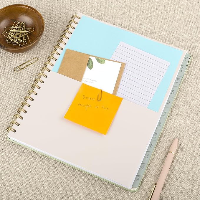 Cambridge 2026 Planner, Weekly & Monthly, 8.5" x 11", Large, Pen+Pillar, Garden Rose (PP23-905-26)