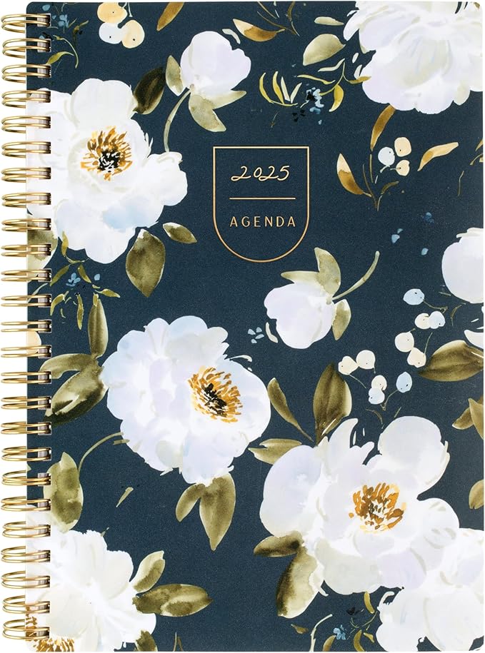 Cambridge 2025 Planner by Leah Bisch, Weekly & Monthly, 5-1/2" x 8-1/2", Small, Floral (LB34-200-25)