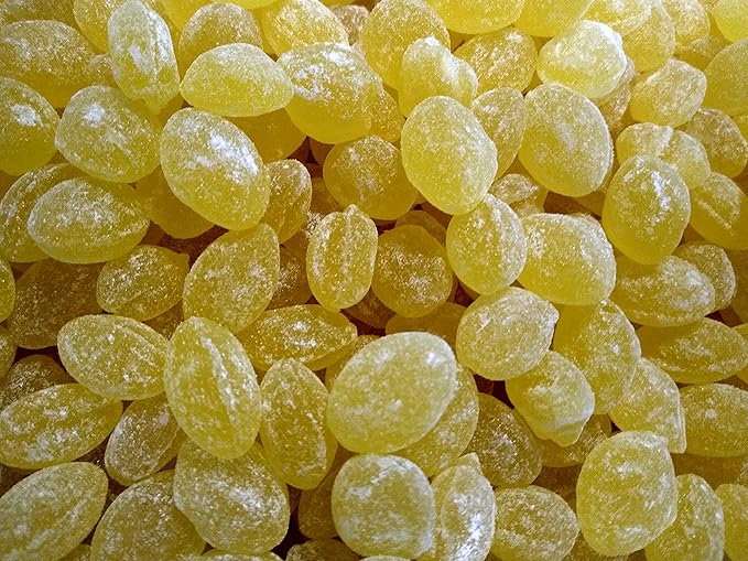 Lemon Bulk Sugar Sanded Candy Drops - 2 lbs of Fresh Delicious Sweet and Tart Candy