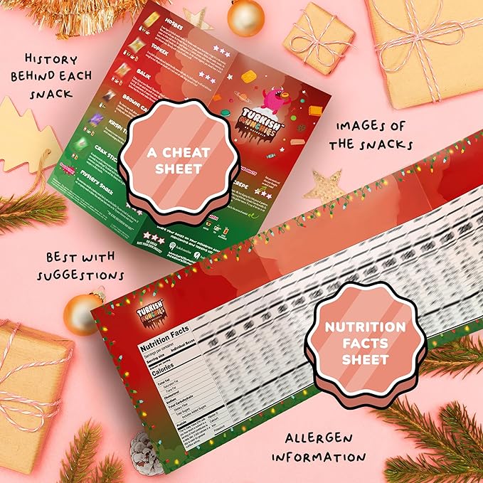 Maxi International Snack Box | Premium Exotic Foreign Snacks | Unique Snack Food Gifts Included | Celebration Theme | Candies from Around the World | 21 Full-Size + 1 Bonus Snacks