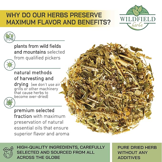 30 Bags Goldenrod Tea Herb Golden Root (Solidago virgaurea L.) - 45g Dried Golden Rod Herbs Herbal Tea