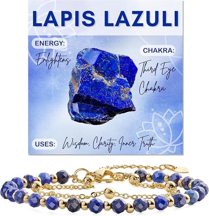 Farfume Crystal Bracelet Beaded Bracelets for Women 4mm Natural Stone Beads Gemstone Handmade Anxiety Jewelry Gifts