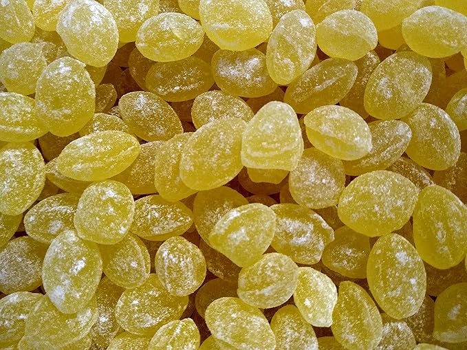 Lemon Bulk Sugar Sanded Candy Drops - 2 lbs of Fresh Delicious Sweet and Tart Candy