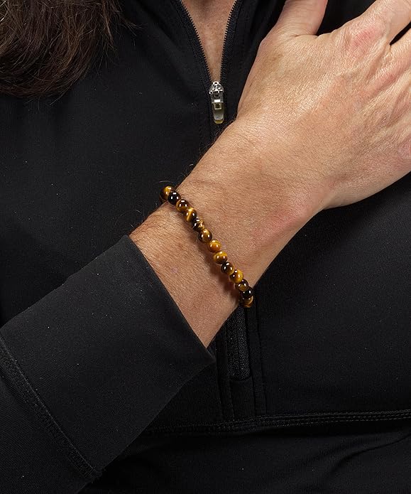 Cherry Tree Collection - Small, Medium, Large Sizes - Gemstone Beaded Bracelets For Women and Men - 6mm Round Beads