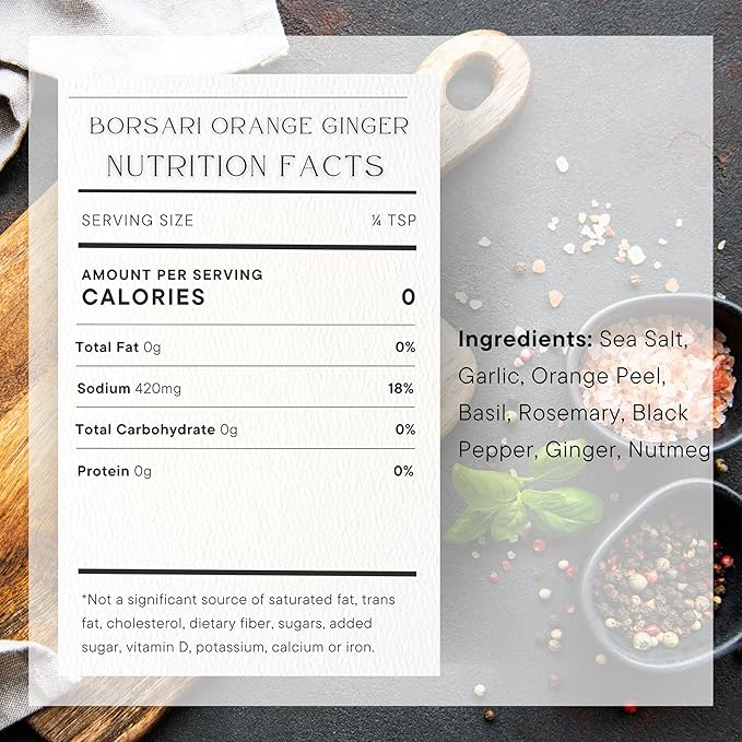 Borsari Original Seasoning Salt - Seasoned Salt Blend - Gourmet Seasonings With Herbs and Spices - All Natural Seasoning Blend for Cooking (Original 25 oz, Pack of 1)