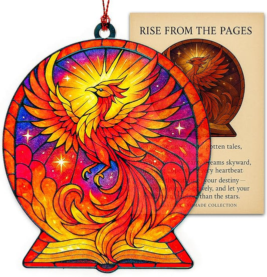 Fantasy Decor, Book lovers gifts, book accessories for reading lover with story card and envelopes, birthday gifts for readers, book lovers, bookshelf decor, library decor (FirebiBook)