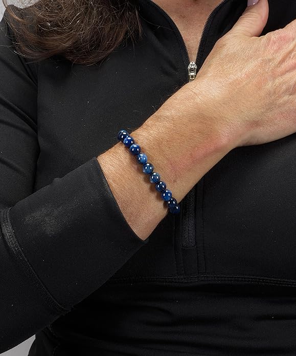 Cherry Tree Collection - Small, Medium, Large Sizes - Gemstone Beaded Bracelets For Women and Men - 8mm Round Beads