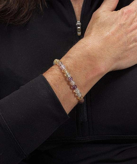 Cherry Tree Collection - Small, Medium, Large Sizes - Gemstone Beaded Bracelets For Women and Men - 6mm Round Beads