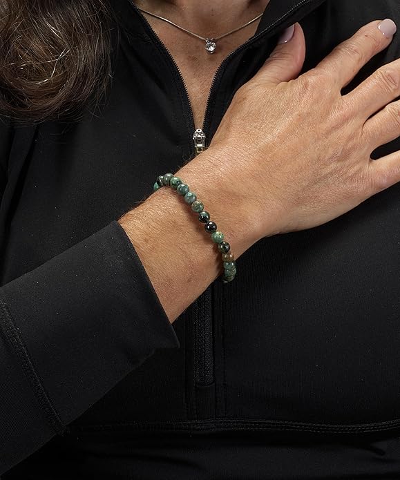 Cherry Tree Collection - Small, Medium, Large Sizes - Gemstone Beaded Bracelets For Women and Men - 6mm Round Beads