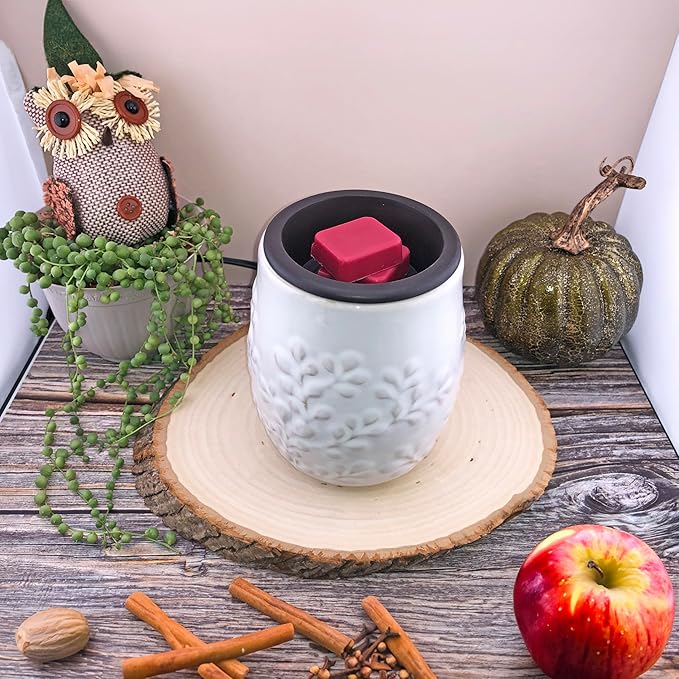 DaVoice Hot Apple Pastry Wax Melts – Strong Scented Soy Wax Cubes with Baked Apple and Cinnamon, Cozy Bakery Dessert Aroma (6 Cubes, 2.2 oz)