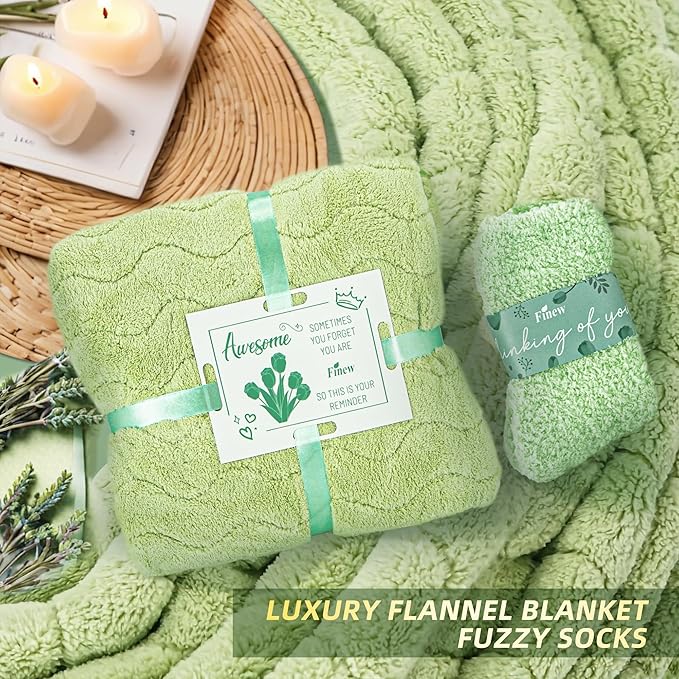 15PCS Birthday Gifts for Women, Relaxing Spa Gifts Baskets for Her, Care Package with Luxury Flannel Blanket and 40 oz Tumbler, Valentines, Mothers Day, Christmas Women's Gift for Mom, Wife, Friends