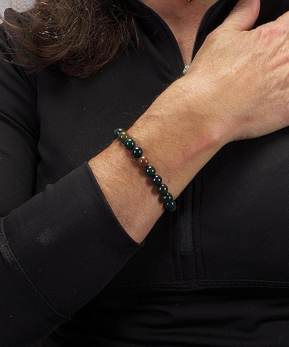 Cherry Tree Collection - Small, Medium, Large Sizes - Gemstone Beaded Bracelets For Women and Men - 8mm Round Beads