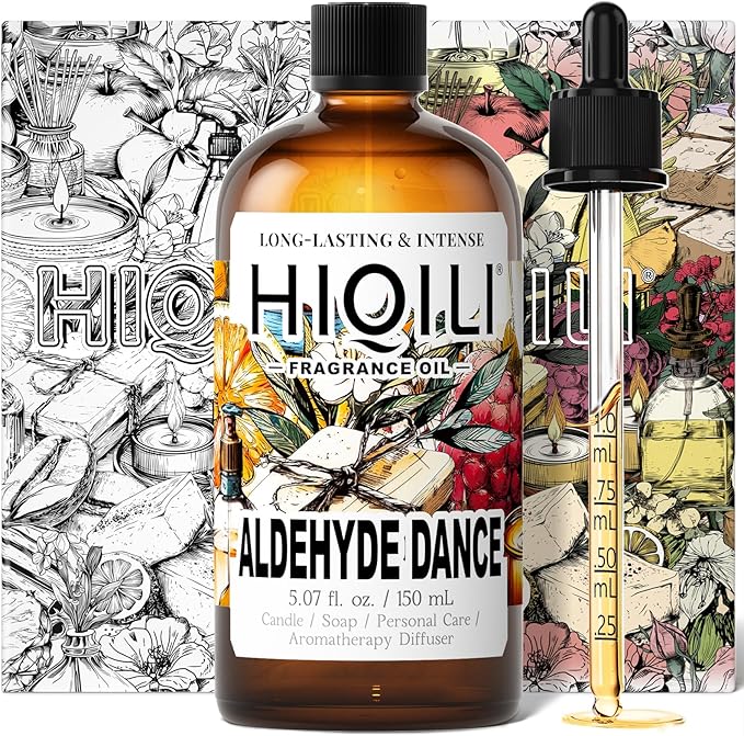 HIQILI Aldehyde Dance Fragrance Oil for Making Candle, Scented Home Decor, Room Spray, Skin & Body, Essential Oil Diffuser - 5.07 Fl Oz