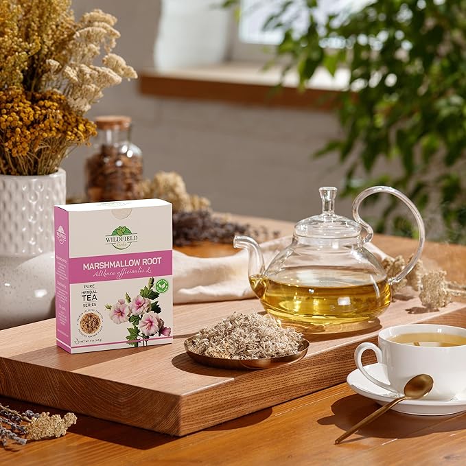 4 oz. Dried Marshmallow Root Tea Marshmallow Root Herb Herbal Tea (Althaea Officinalis) - 113g Herb Raíz De Malvavisco
