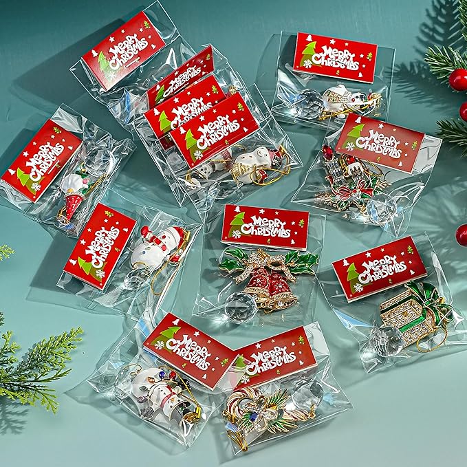 H&D HYALINE & DORA Christmas Ornaments Set Christmas Hanging Ornament Pendant Elk Gnome Snowman Ornament for Xmas Tree Home Decor(4 Pack)