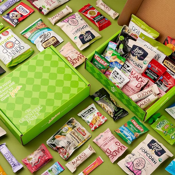 Gluten Free Palace 100 Calorie Snacks Variety Pack – Healthy Snack Care Package – Low Calorie, Vegan, Protein Bars & Nuts (15 Count)