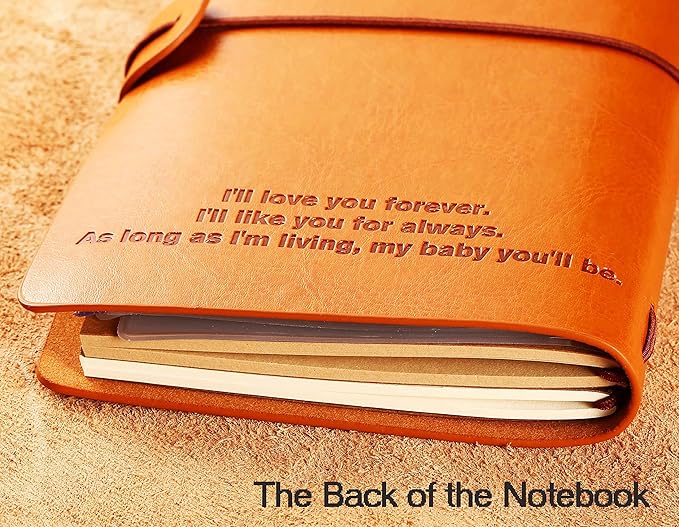 FYSIA Daughter Gift-Baby Journal Gift Shower for Daughter-Letters to My Daughter,As I Watch You Grow-Baby Girl Keepsake-Mother to Daughter Gift-Refillable Photo Diary Journal-Memory Notebook Gift