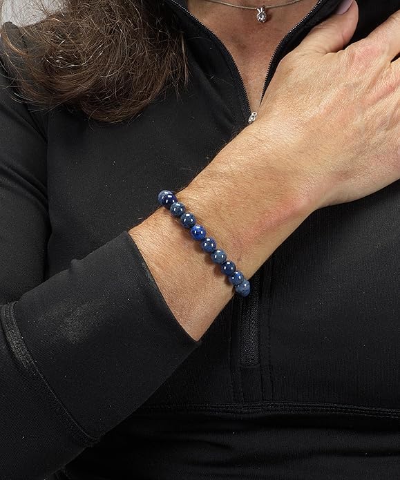 Cherry Tree Collection - Small, Medium, Large Sizes - Gemstone Beaded Bracelets For Women and Men - 8mm Round Beads