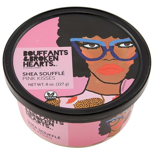 Ashanti Naturals Scented Whipped Shea Butter for Skin | Moisturizing African Raw Shea Butter, Almond Oil and Coconut (Pink Kisses Souffle, 8oz)