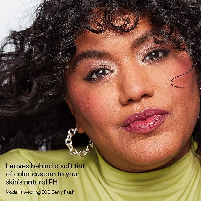 Almay Lip and Cheek Tint, Color & Care Tint Stick, Multi-Use Moisturizing Blush and Lip Color, Dewy Finish, 400 Nude Flush, 0.25 oz