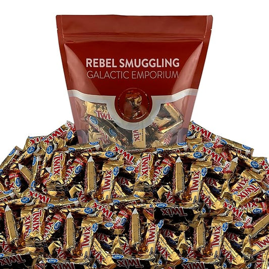 Caramel Chocolate Fun Size Candy Bars Bulk 2LB Bag by Rebel Smuggling Galactic Emporium