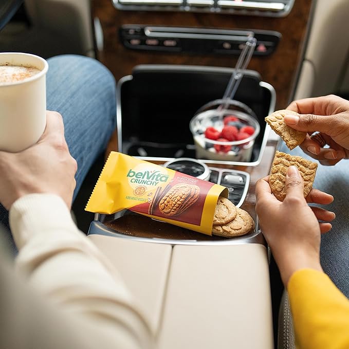 belVita Breakfast Bars Biscuits Variety Pack, 4 Flavors, 30 Total Packs, 6 Boxes (4 Biscuits Per Pack)