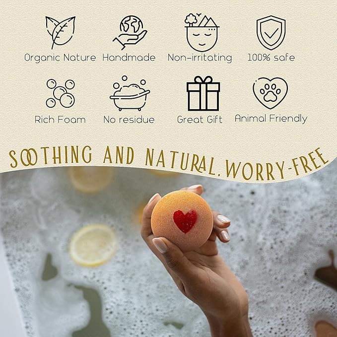 GETT Bath Bombs Gift Set,12pcs Individually Wrapped Natural & Moisturizing Bath Bombs for Women,Men & Kids, Relaxing Bubble Bath, Handmade Birthday Gift for Wife & Mom, Luxury Organic Bath Essentials
