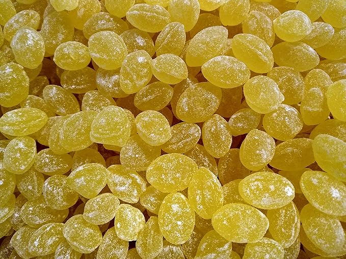Lemon Bulk Sugar Sanded Candy Drops - 2 lbs of Fresh Delicious Sweet and Tart Candy