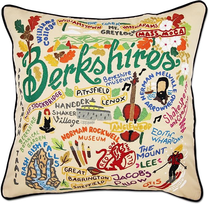 Catstudio Berkshires Embroidered Decorative Throw Pillow