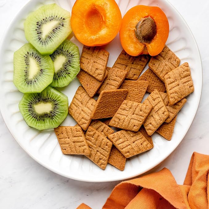 Simple Mills Snack Packs Honey Cinnamon Sweet Thins, Healthy Halloween Snacks for Kids, Individual Packs, Seed & Nut Flour, 8 Ct (Pack of 2)