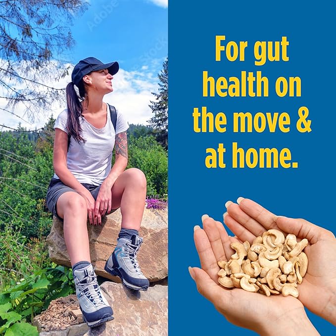 Gut Nuts - Fermented and Sprouted "Sourdough" Cashews for Gut Health - Tangy, Umami, & Salty Flavors - Super Crunchy Low Carb Keto Snacks - Low Sugar Prebiotic & Postbiotic Cashew Snacks - 3oz Pouch (6 Pack) - by Philosopher Foods