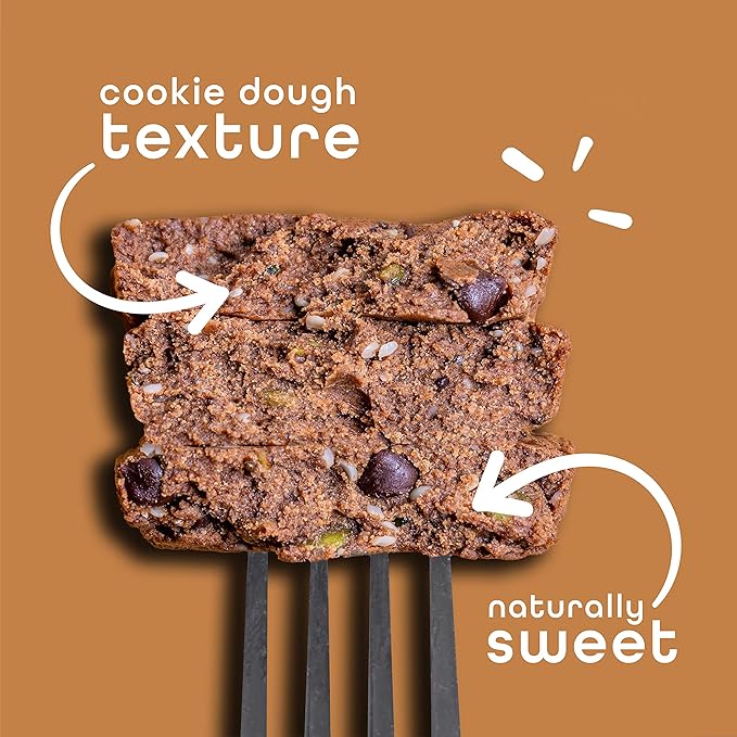 Feel Vegan Protein Bars | Brownie Chocolate Chip | Keto | Gluten Free | Organic | Lion’s Mane | 15g Plant Protein | Low Carb | High Protein | Dairy Free | Low Sugar | Nut, Grain, Soy Free | 10 Pack