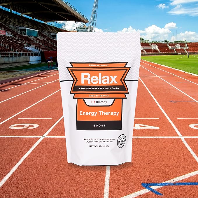 Relax Spa & Bath, Epsom & Dead Sea Salts, Aromatherapy Bath Salts for Hot Tub, Bath, or Spa, Infused with Magnesium, Energy Therapy