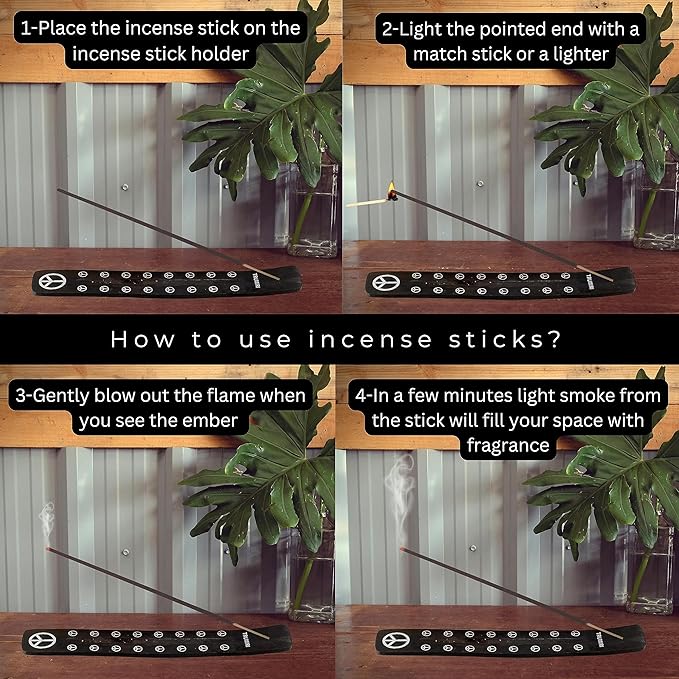 Copal Incense Sticks - Total 120 Insence-Sticks - 6 Packs of 20 Insense - Inciensos - Inscents - Natural Non Toxic Ingredients - Incents - Incence - Inscense - Insents