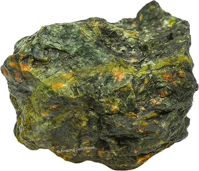 Amazing Gemstone Flower Stone Raw Crystals and Healing Stones, Natural Rocks for Tumbling - DIY Raw Stones and Crystals, 2 Pieces