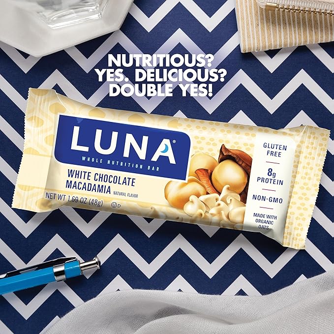 Clif, Bar Luna White Chocolate Macadamia 15 Count, 25.35 Ounce