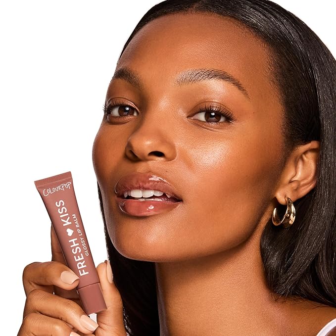ColourPop Fresh Kiss Glossy Lip Balm - Hydrating Lip Care Enriched with Peptides, Hyaluronic Acid, Shea Butter & Vitamin E for an Ultra-Cushiony Formula - Chocolate Milkshake (2 Count)