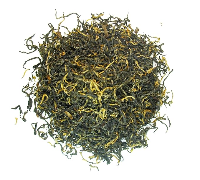 Greenhilltea,Organic Golden Monkey Black Tea Premium Loose leaf Tea Fujian Black Tea 1 LB