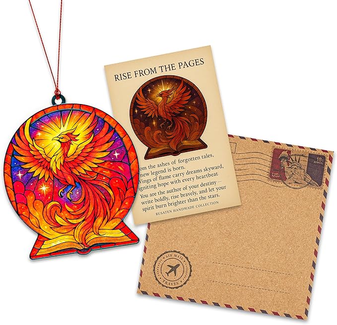 Fantasy Decor, Book lovers gifts, book accessories for reading lover with story card and envelopes, birthday gifts for readers, book lovers, bookshelf decor, library decor (FirebiBook)